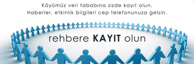 Köyümüz rehberine sizde kayıt olun